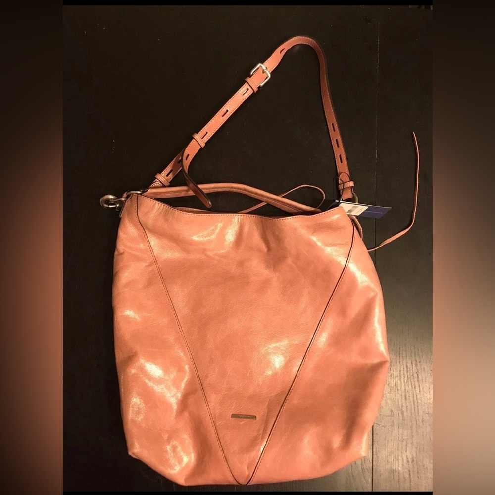 Rebecca minkoff moto hobo bag in Rosa HS26EDSH04